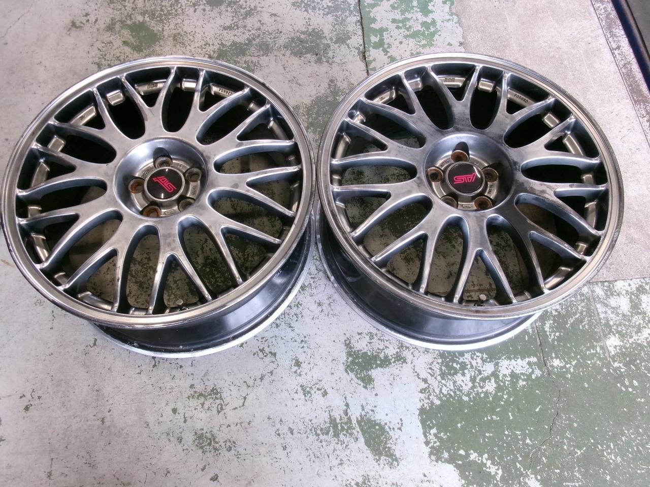 SUBARU(スバル) S401レガシィ純正OP STI ホイール (BBS製 RG386 FORGED 