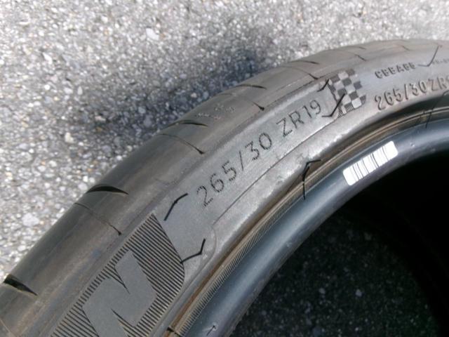 【ホイールのみ販売】MICHELIN PILOT SPORT4S 265/30R19 1本