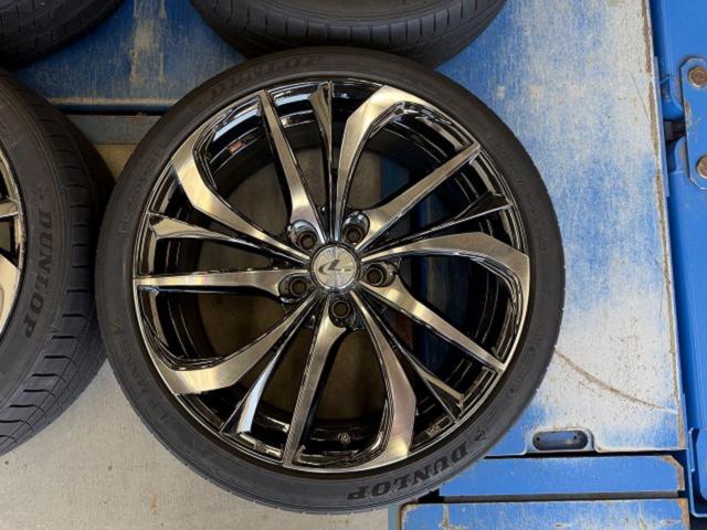weds LEONIS TE + DUNLOP LEMANSⅤ+ 225/40R19 89W
