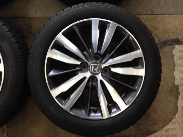 HONDA(ホンダ) GK5 フィットRS純正ホイール + GOODYEAR ICENAVI7 185/55R16 83Q