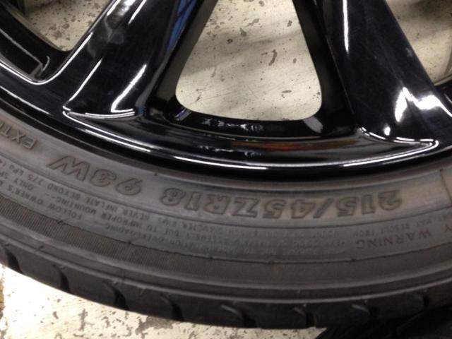マツダ MAZDA3 ファストバック Black Tone Edition 純正ホイール + MAXTREK MAXIMUS M1 93W 215/45R18 93W