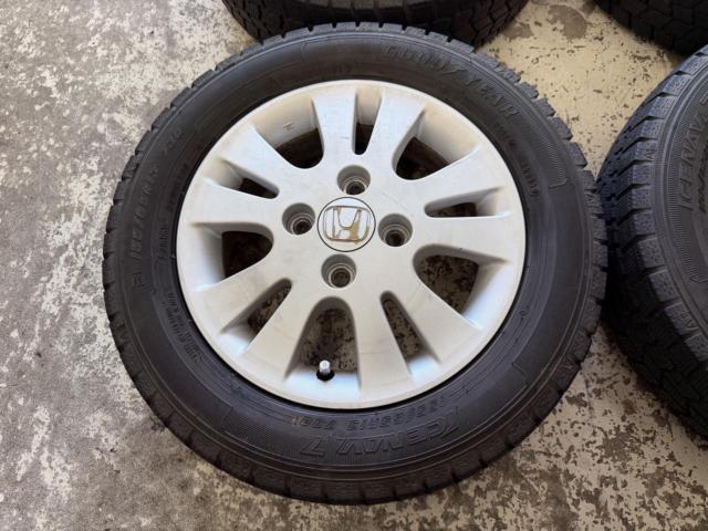 ホンダ(HONDA) JB1/2 ライフ純正ホイール + GOODYEAR ICE NAVI 7 155/65R13 73Q
