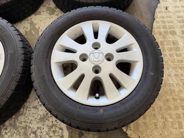 ホンダ(HONDA) JB1/2 ライフ純正ホイール + GOODYEAR ICE NAVI 7 155/65R13 73Q