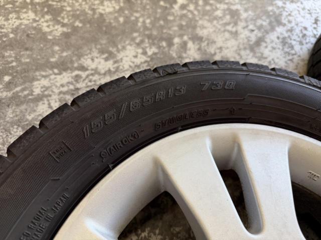 ホンダ(HONDA) JB1/2 ライフ純正ホイール + GOODYEAR ICE NAVI 7 155/65R13 73Q