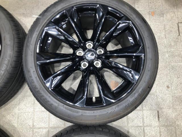 LEXUS LS500h Fスポーツ 後期純正ホイール + APTANY SPORT marco + TRIANGLE EffXsport TH202