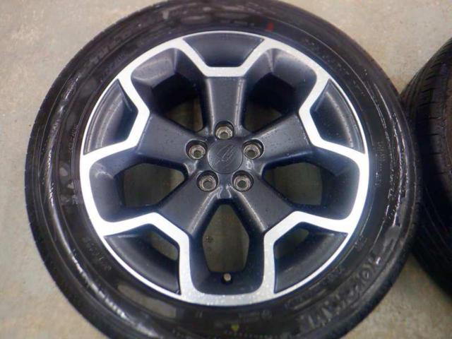 4スバル純正 XV純正 アルミホイール+YOKOHAMA BluEarth RV-02