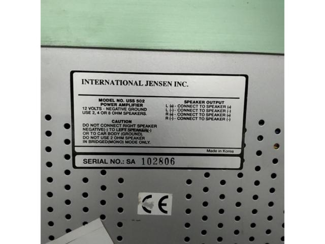 JENSEN 2chパワーアンプ
