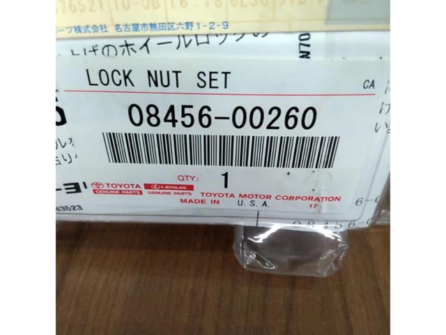 トヨタ純正 ロックナットセット【M12×P1.5 平座ナット】