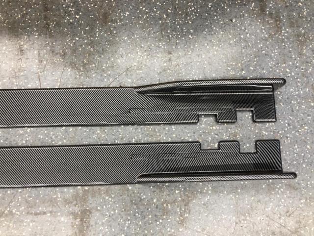 ノーブランド 汎用カーボン調サイドスカート