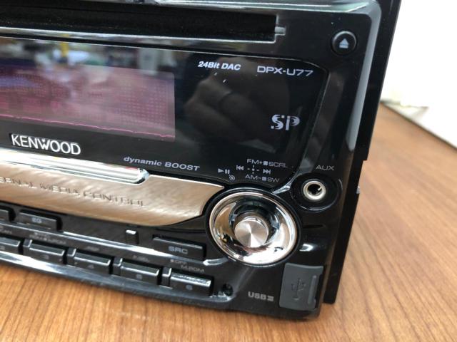 KENWOOD DPX-U77 ■ 2007年モデル CD/USB/フロントAUX対応
