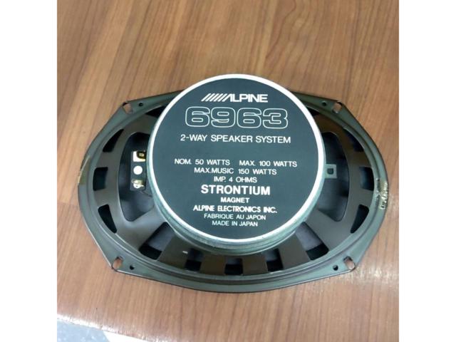 【ALPINE】6963 楕円2WAYスピーカー 片側のみ