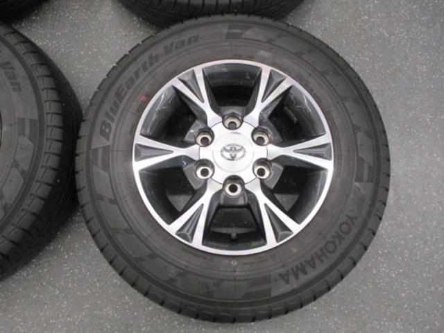 トヨタ純正(TOYOTA)  200系ハイエース オプションアルミホイール  + YOKOHAMA(ヨコハマ) Bluetooth VAN RY53