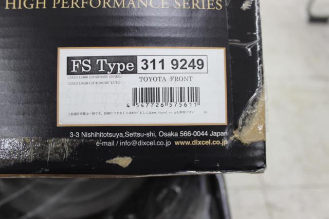 LS460 / USF40 DIXEL
FS
Type
Brake rotor
Front
311
9249