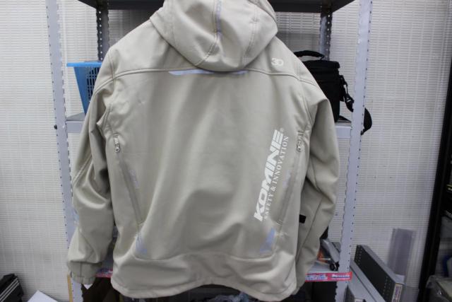 サイズ:2XL KOMINE プロテクトソフトシェルウインターパーカ
