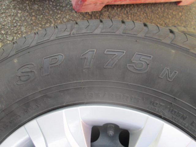 【トヨタ純正】200系ハイエース純正スチール +【DUNLOP】SP175N