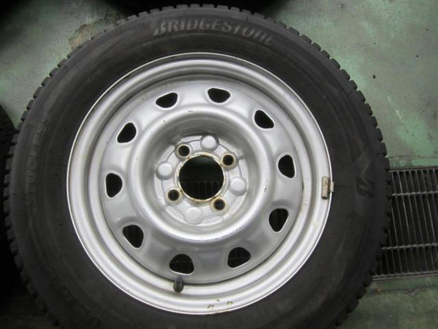【その他】 トヨタ純正スチールホイール+【BRIDGESTONE】VL10A