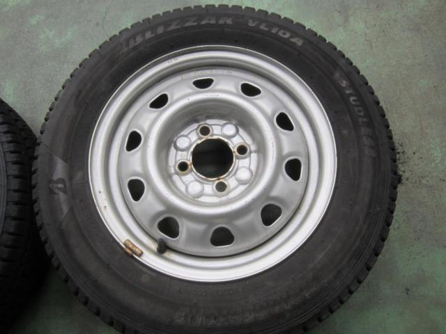 【その他】 トヨタ純正スチールホイール+【BRIDGESTONE】VL10A