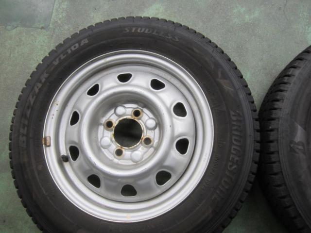 【その他】 トヨタ純正スチールホイール+【BRIDGESTONE】VL10A