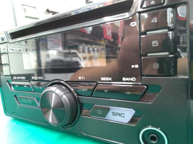 Genuine Daihatsu parts made by KENWOOD (DAIHATSU)
Genuine option
CK-W70D
CD tuner