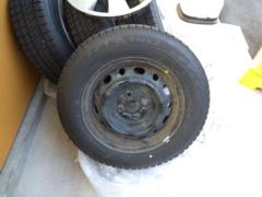 【マツダ純正】 デミオ純正スチール+【BRIDGESTONE】BLIZZAK VRX2