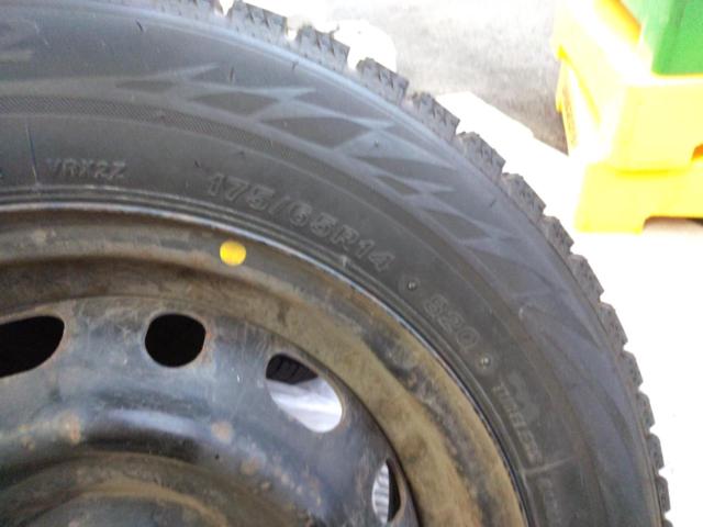【マツダ純正】 デミオ純正スチール+【BRIDGESTONE】BLIZZAK VRX2