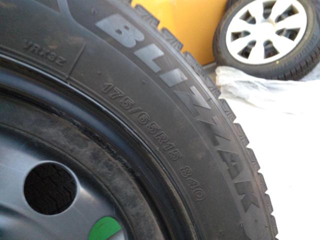 【トヨタ純正】 カローラフィルダー純正スチール+【BRIDGESTONE】BLIZZAK VRX3