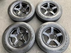 【その他】 メーカー不明5本スポーク(ブラック)+【YOKOHAMA】iceGARD G075 175/80R16