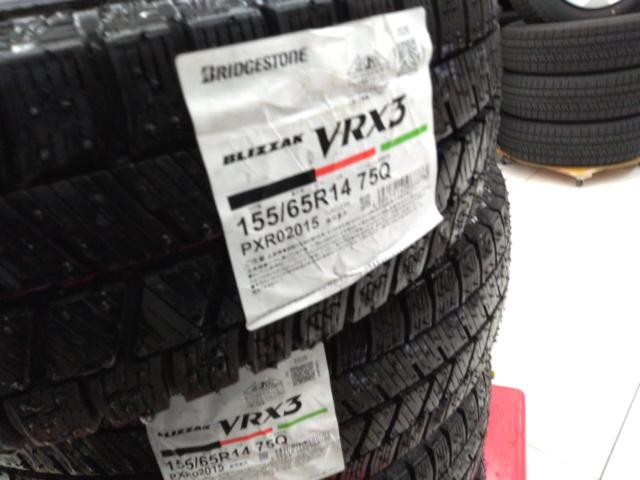 AUTOBACS SEVEN(オートバックスセブン)  LEBEN  + BRIDGESTONE(ブリヂストン) BLIZZAK VRX3 155/65R14