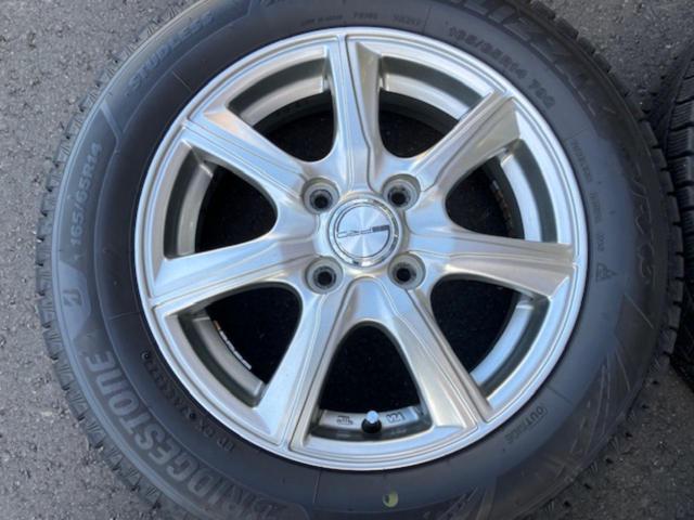【DUNLOP】 PRD スポーク+【BRIDGESTONE】BLIZZAK VRX3 165/65R14