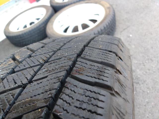 【日産純正】純正 スポーク+【BRIDGESTONE】BLIZZAK VRX3 165/55R15
