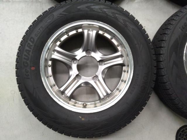 【その他】メーカー不明 5本スポークホイール+【YOKOHAMA】 icedGUARD G075 175/80R16