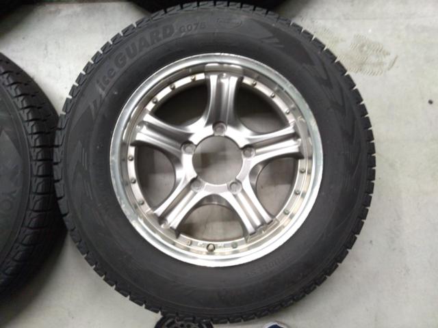 【その他】メーカー不明 5本スポークホイール+【YOKOHAMA】 icedGUARD G075 175/80R16