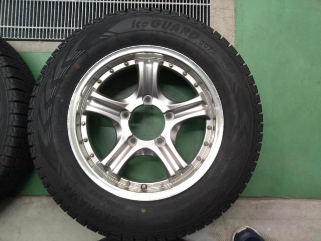 【その他】メーカー不明 5本スポークホイール+【YOKOHAMA】 icedGUARD G075 175/80R16