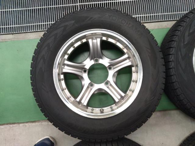 【その他】メーカー不明 5本スポークホイール+【YOKOHAMA】 icedGUARD G075 175/80R16