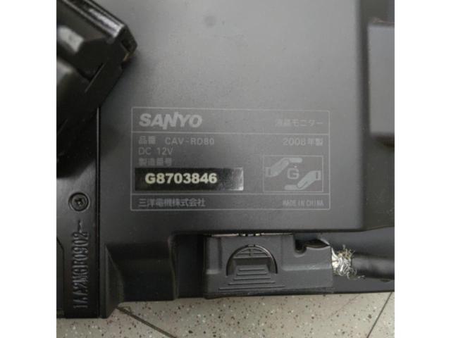【SANYO】ヘッドレストモニター CAV-RD80 2008年製造