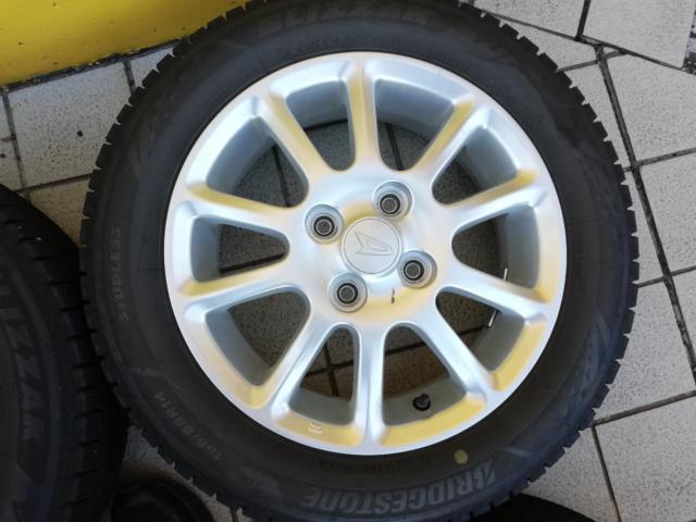 ダイハツ純正 10本スポーク+BRIDGESTONE VRX3 155/65R14