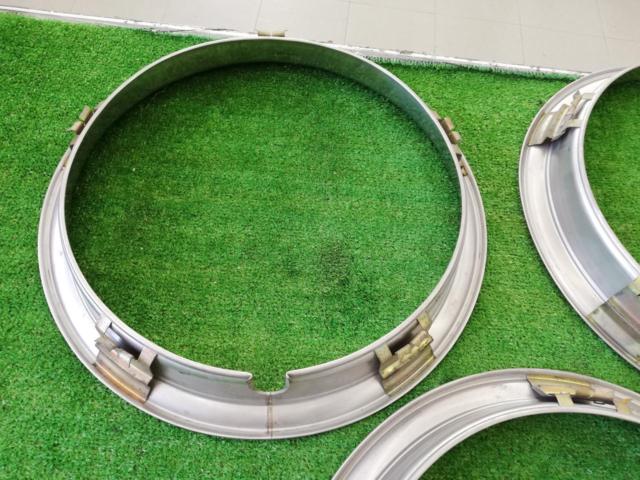 メーカー不明 メッキホイールリング 14インチ