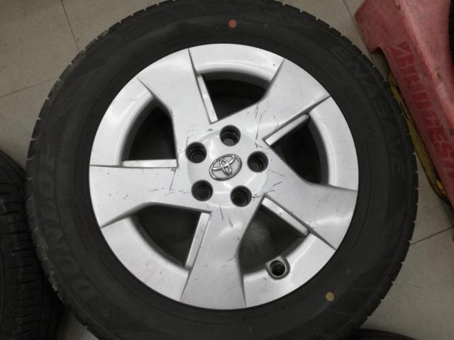トヨタ純正 プリウス純正アルミホイール+DUNLOP EC204 195/65R15