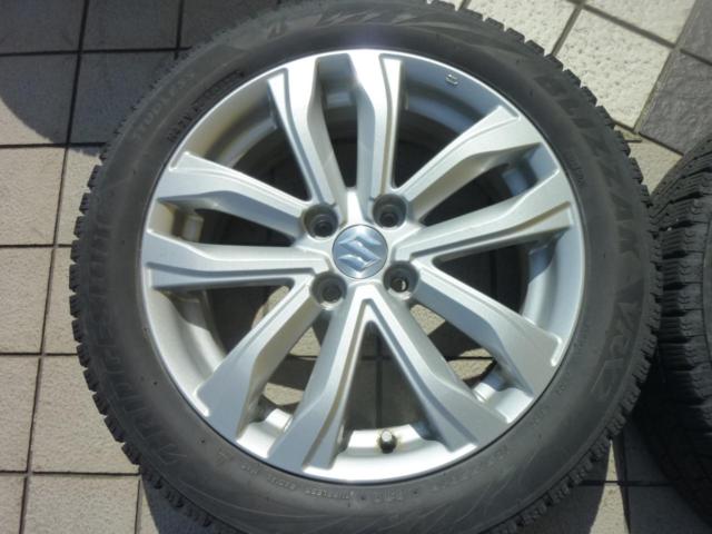 【スズキ純正】 ZC72S スイフトRS後期純正ホイール+【BRIDGESTONE】VRX2 185/55R16