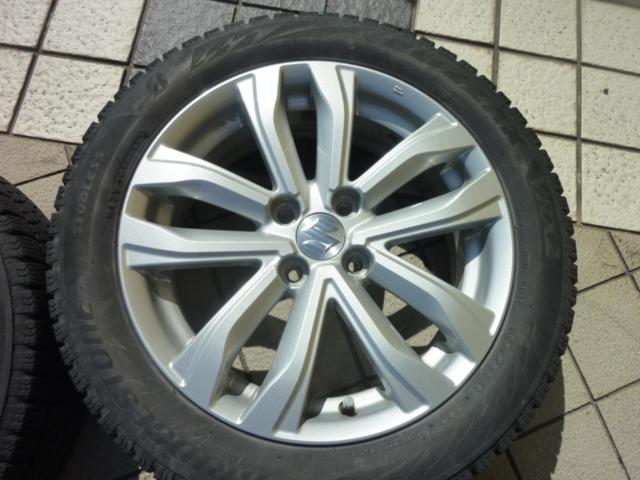 【スズキ純正】 ZC72S スイフトRS後期純正ホイール+【BRIDGESTONE】VRX2 185/55R16