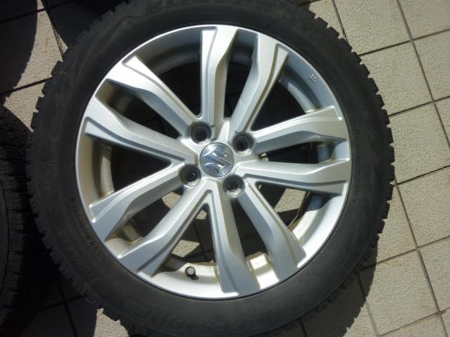 【スズキ純正】 ZC72S スイフトRS後期純正ホイール+【BRIDGESTONE】VRX2 185/55R16