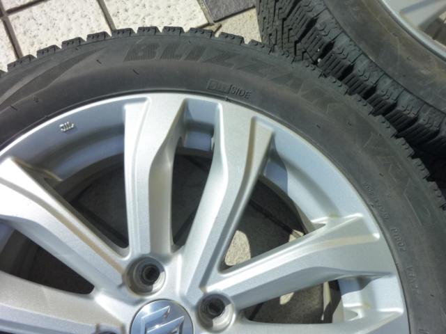 【スズキ純正】 ZC72S スイフトRS後期純正ホイール+【BRIDGESTONE】VRX2 185/55R16