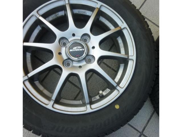 【A-TECH(エーテック)】SCHNEIDER(シュナイダー) スポーク+【BRIDGESTONE】VRX2 155/65R14