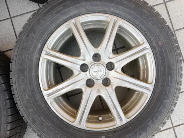 TRG-8(トヨタ純正ナット使用タイプ)+DUNLOP WM03 195/65R15