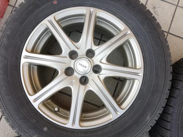 TRG-8(トヨタ純正ナット使用タイプ)+DUNLOP WM03 195/65R15