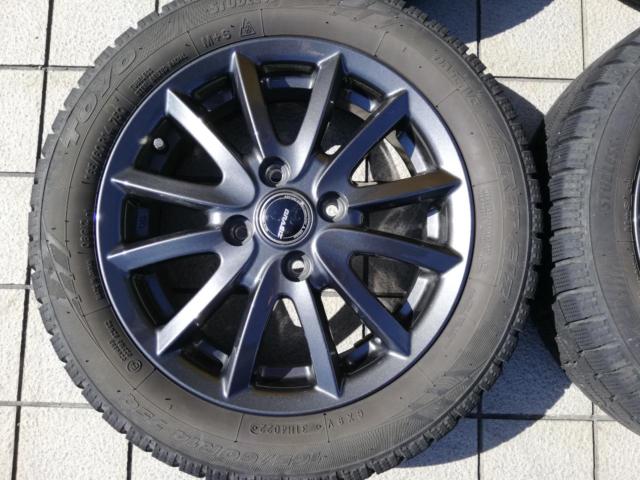 KOSEI(光生)  QRASIZ VS6 スポークホイール  + TOYO(トーヨー) OBSERVE GARiT GIZ  165/60R14 2022年製造