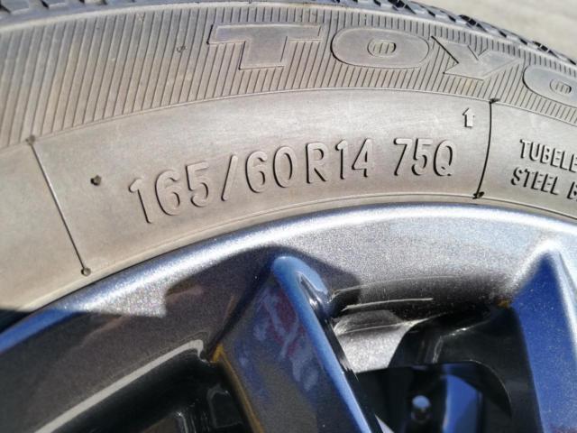 KOSEI(光生)  QRASIZ VS6 スポークホイール  + TOYO(トーヨー) OBSERVE GARiT GIZ  165/60R14 2022年製造