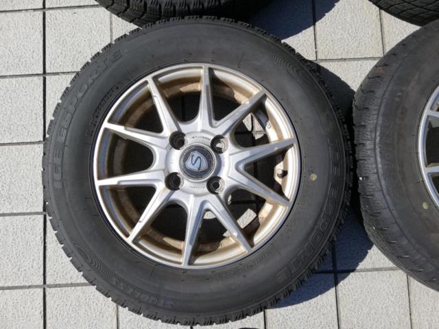 STRANGER スポークホイール + AUTOBACS ICE ESPORTE 145/80R13 2024年製造