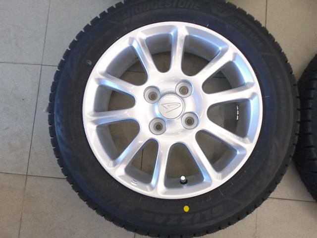 ダイハツ純正(DAIHATSU)  10本スポーク  + BRIDGESTONE(ブリヂストン) VRX3