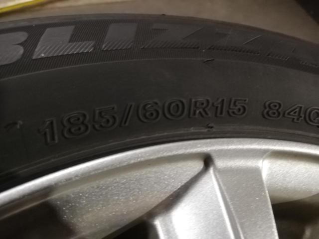 【BIG WAY(ビッグウエイ)】BW-Sports(ビーダブリュースポーツ) スポークホイール + 【BRIDGESTONE】VRX3 185/60R15 2023年製造